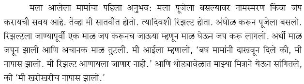 प. पू. अमलानंदांचे आलेले अनुभव -  अभिषेक पालव 